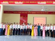 Xã Nghĩa Lâm tổ chức lễ công bố các quyết định về công tác tổ chức cán bộ
